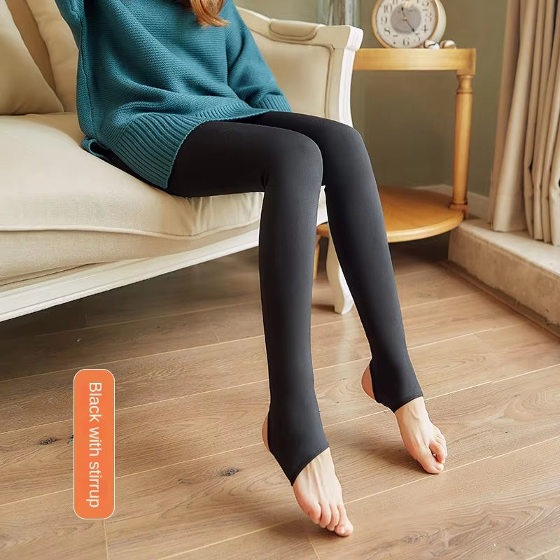 Winter Sexy Ladies Tights Fashion Warm High Elastic Solid Color Pantyhose Stretchy Soft Long Stockings for Women